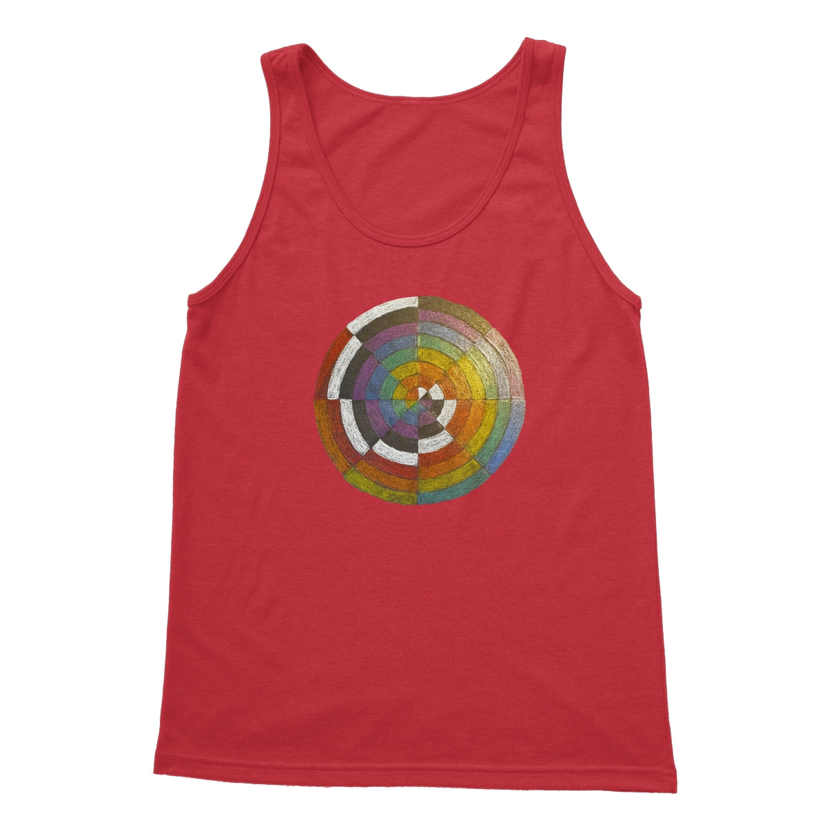 Colour Spiral Softstyle Tank Top