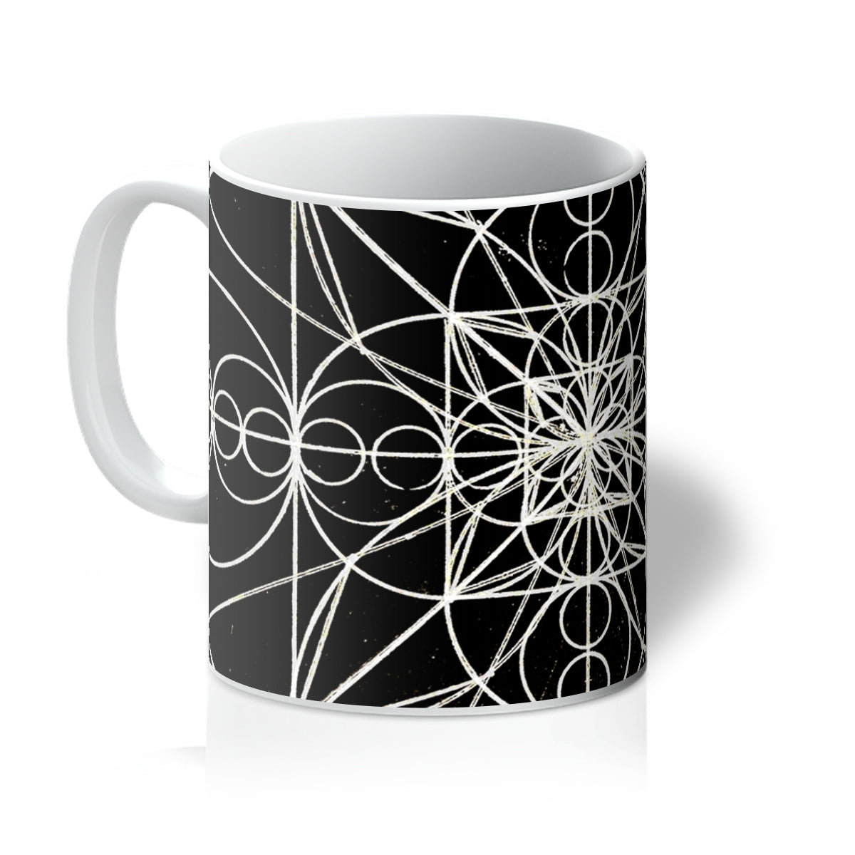 Double Wave Optics and Space Geometry After Walter Russell Print Mug