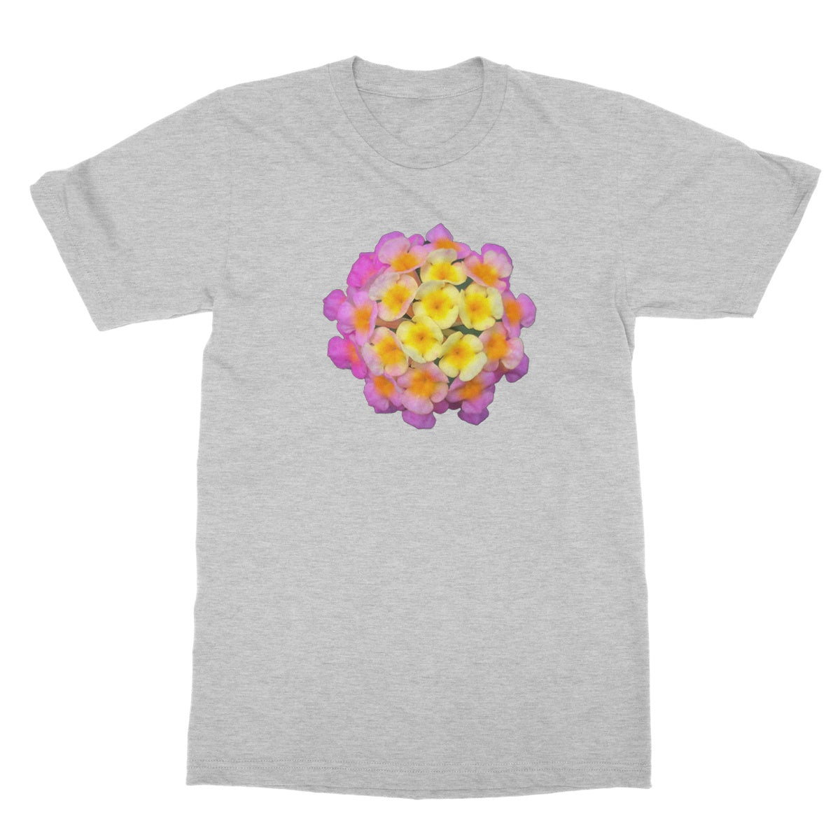 Orange and Pink Flower T-Shirt
