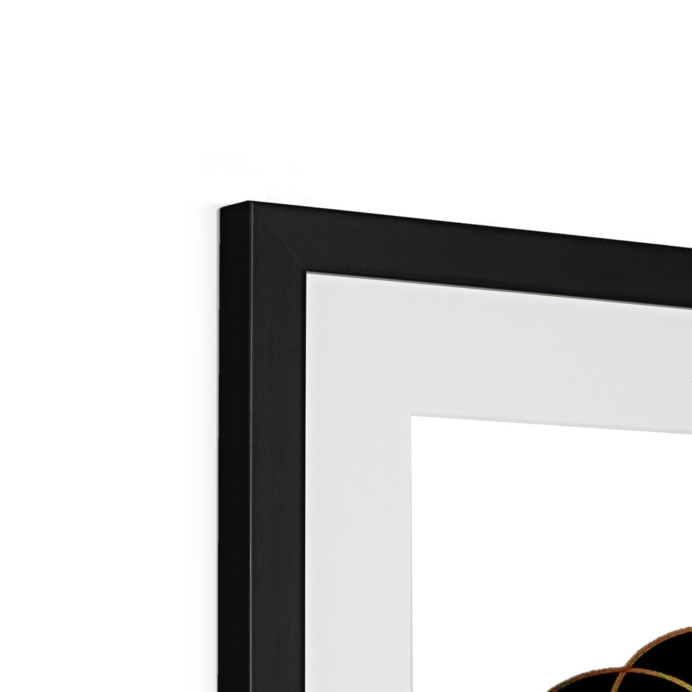 Fruit of Life Glow Framed & Mounted Print