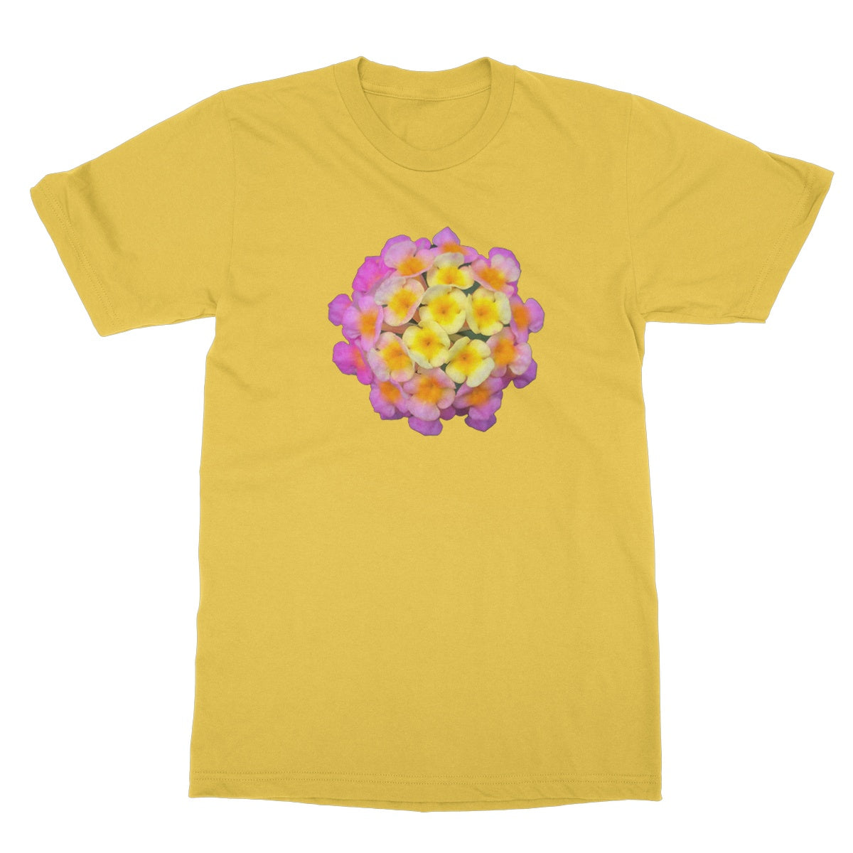Orange and Pink Flower T-Shirt