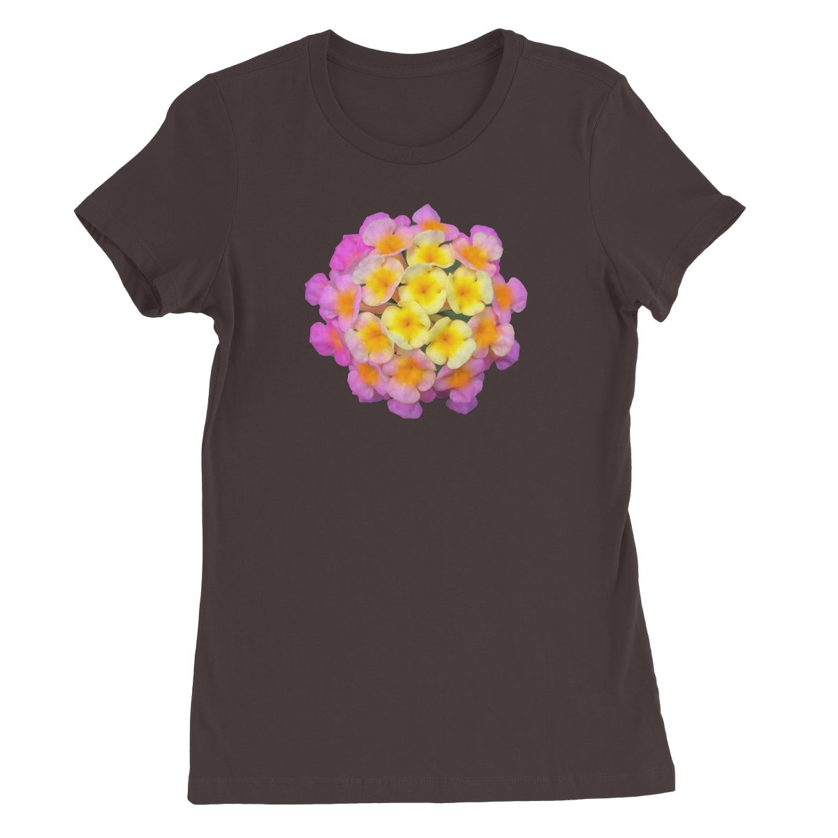 Pink Orange Flower Women's Favourite T-Shirt