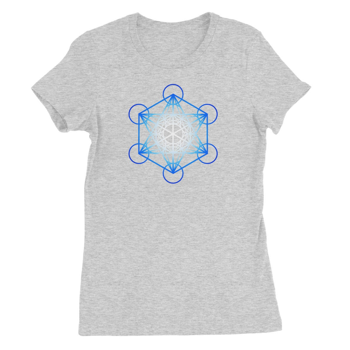 Metatron's Cube Women's Favourite T-Shirt - Nature of Flowers