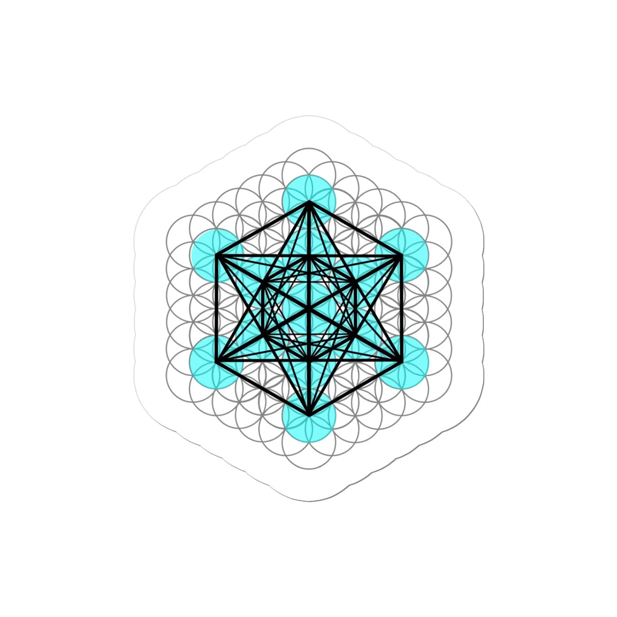 Fruit of Life, Metatron’s Cube Sticker