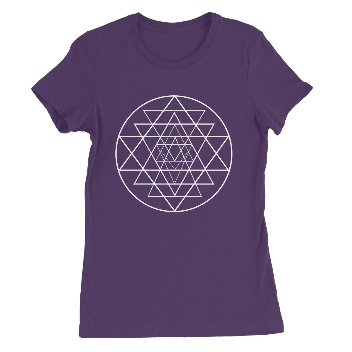 Shri Yantra Creation Women's Favourite T-Shirt - Nature of Flowers