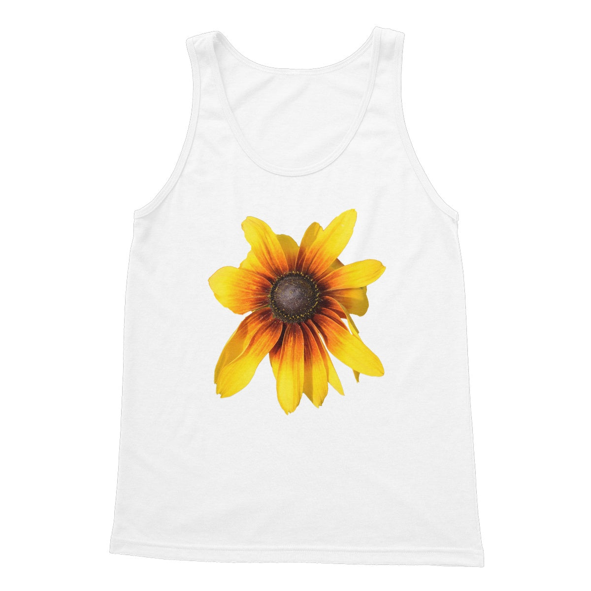 Yellow Flower 'Rudbeckia Golden jubilee' Softstyle Tank Top - Nature of Flowers