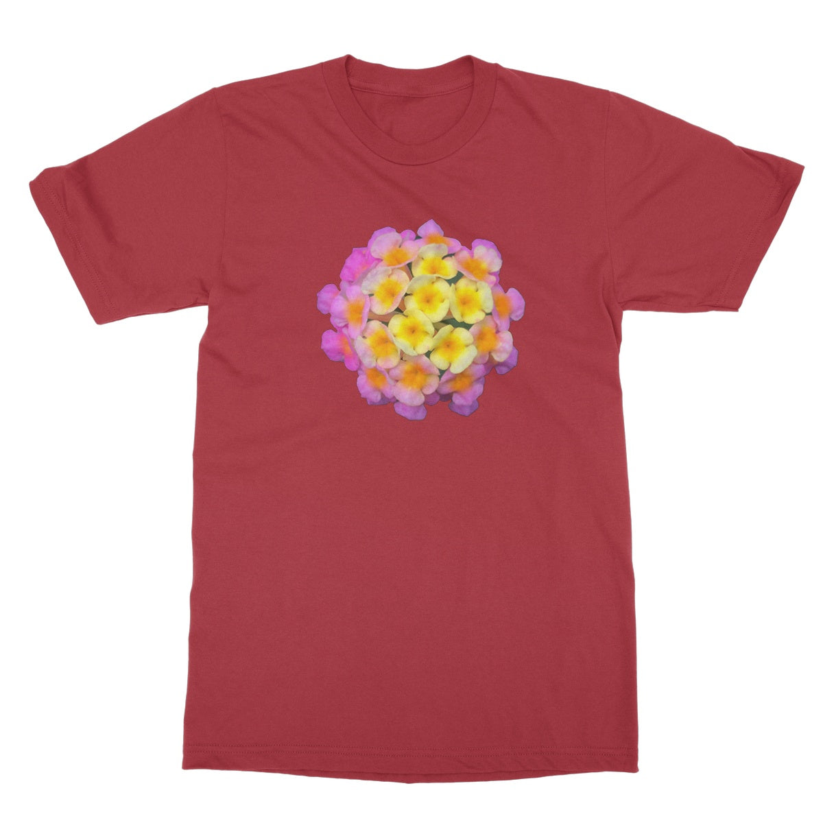 Orange and Pink Flower T-Shirt