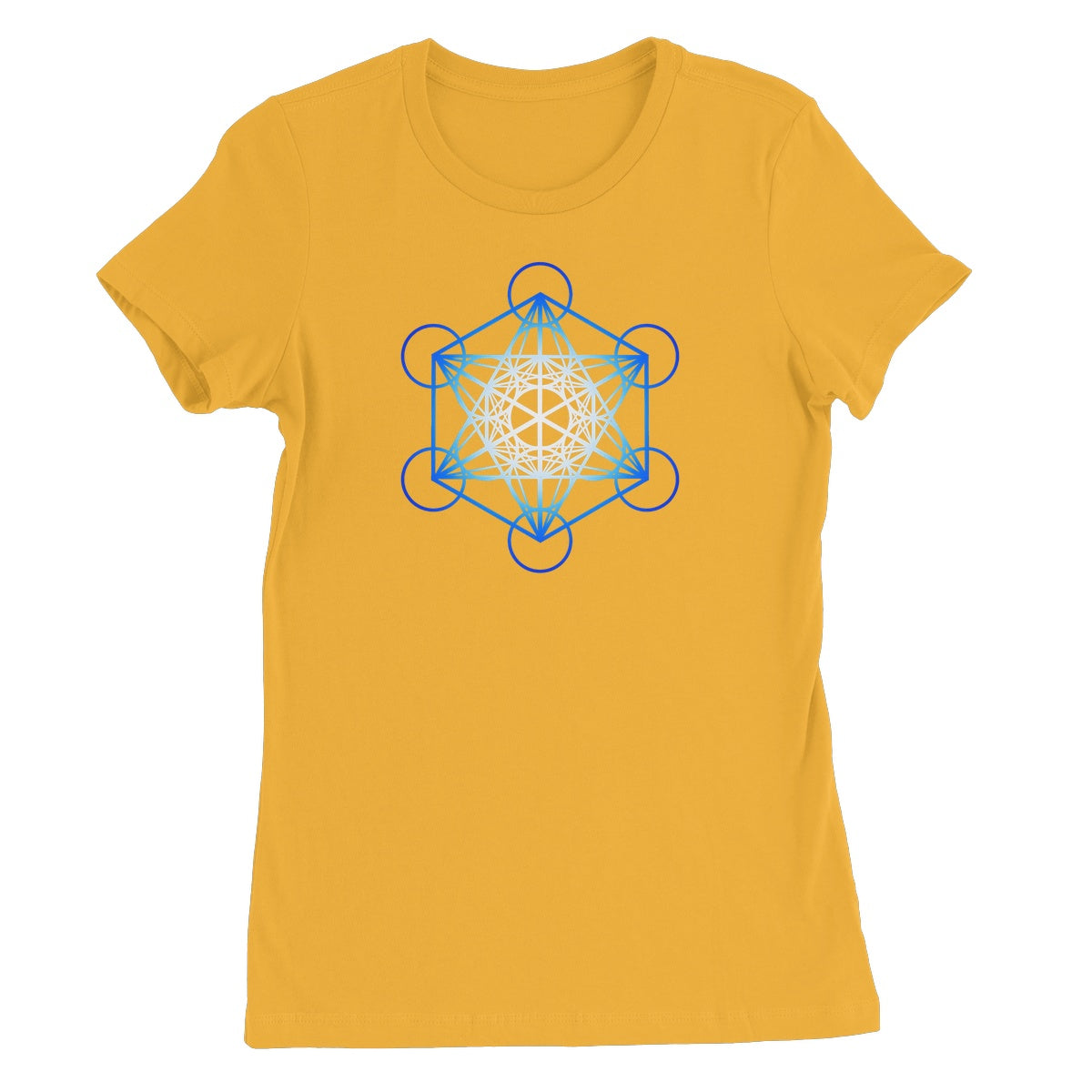 Metatron's Cube Women's Favourite T-Shirt - Nature of Flowers