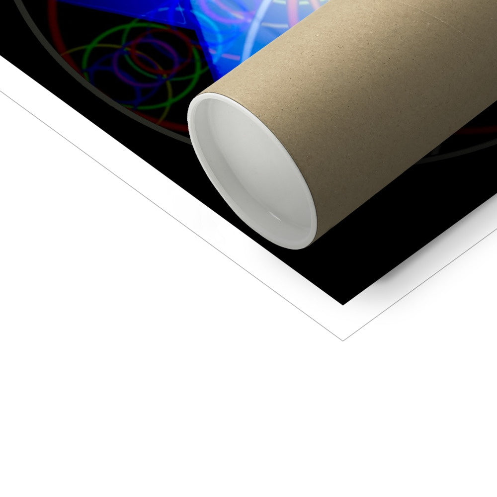 Merkaba Star Created With Sound Waves print C-Type Print - Nature of Flowers