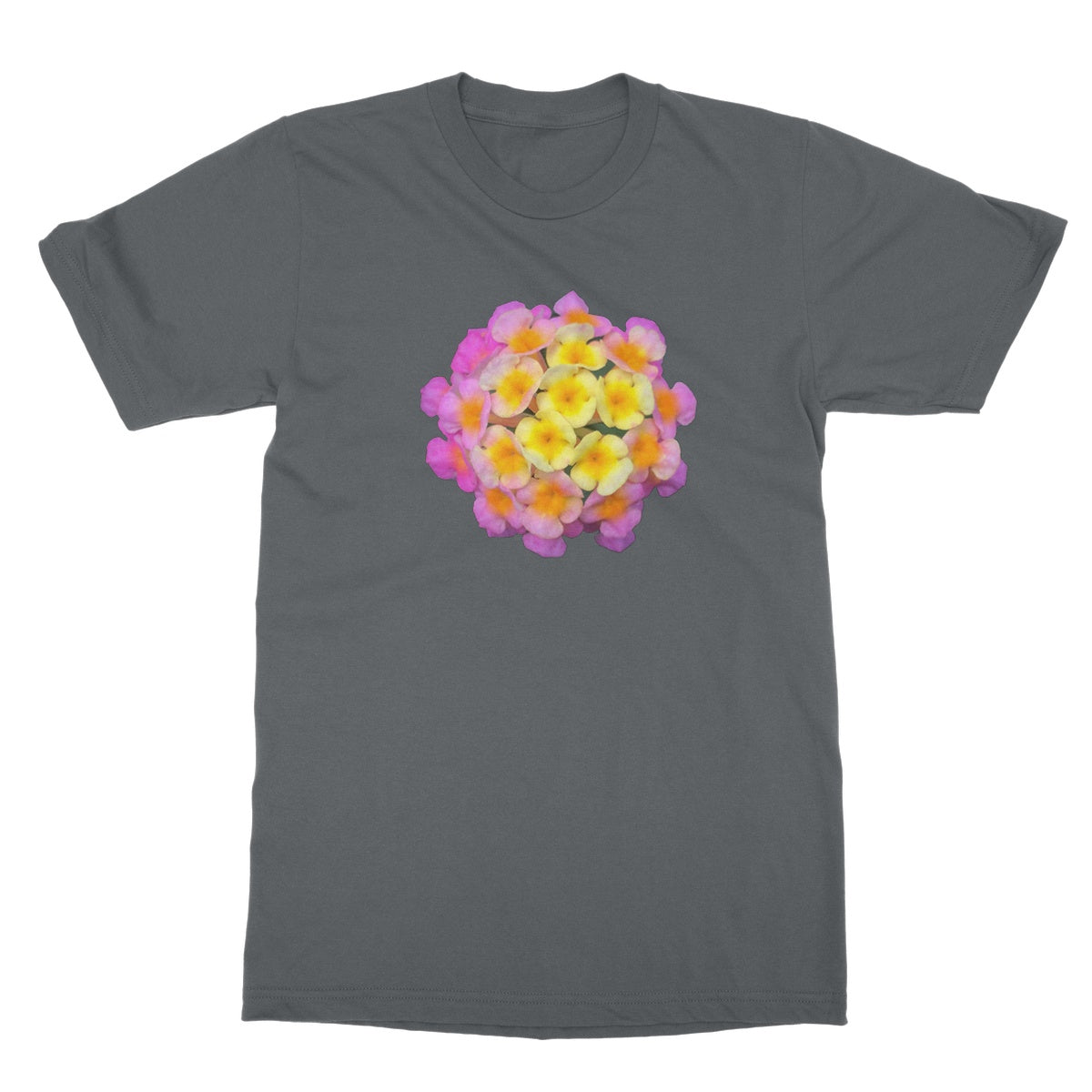 Orange and Pink Flower T-Shirt