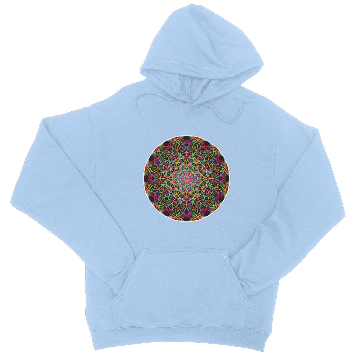 Rainbow Ripple College Hoodie