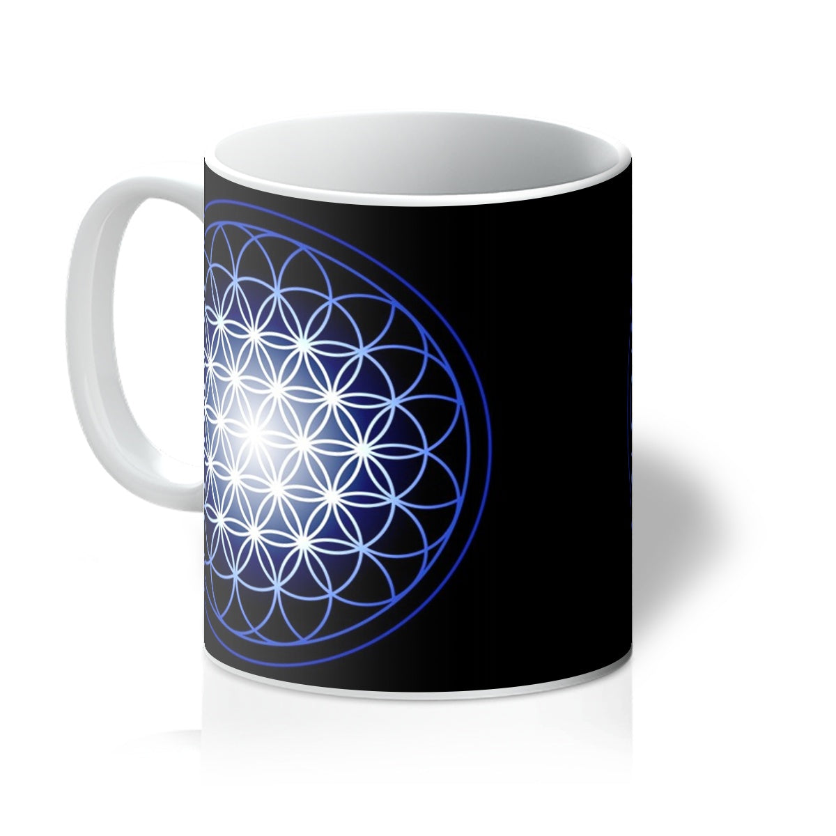 Flower of Life in Blue Mug Mug - Nature of Flowers