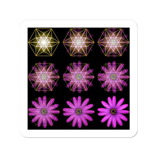 The Geometry of a Flower 1 Sticker