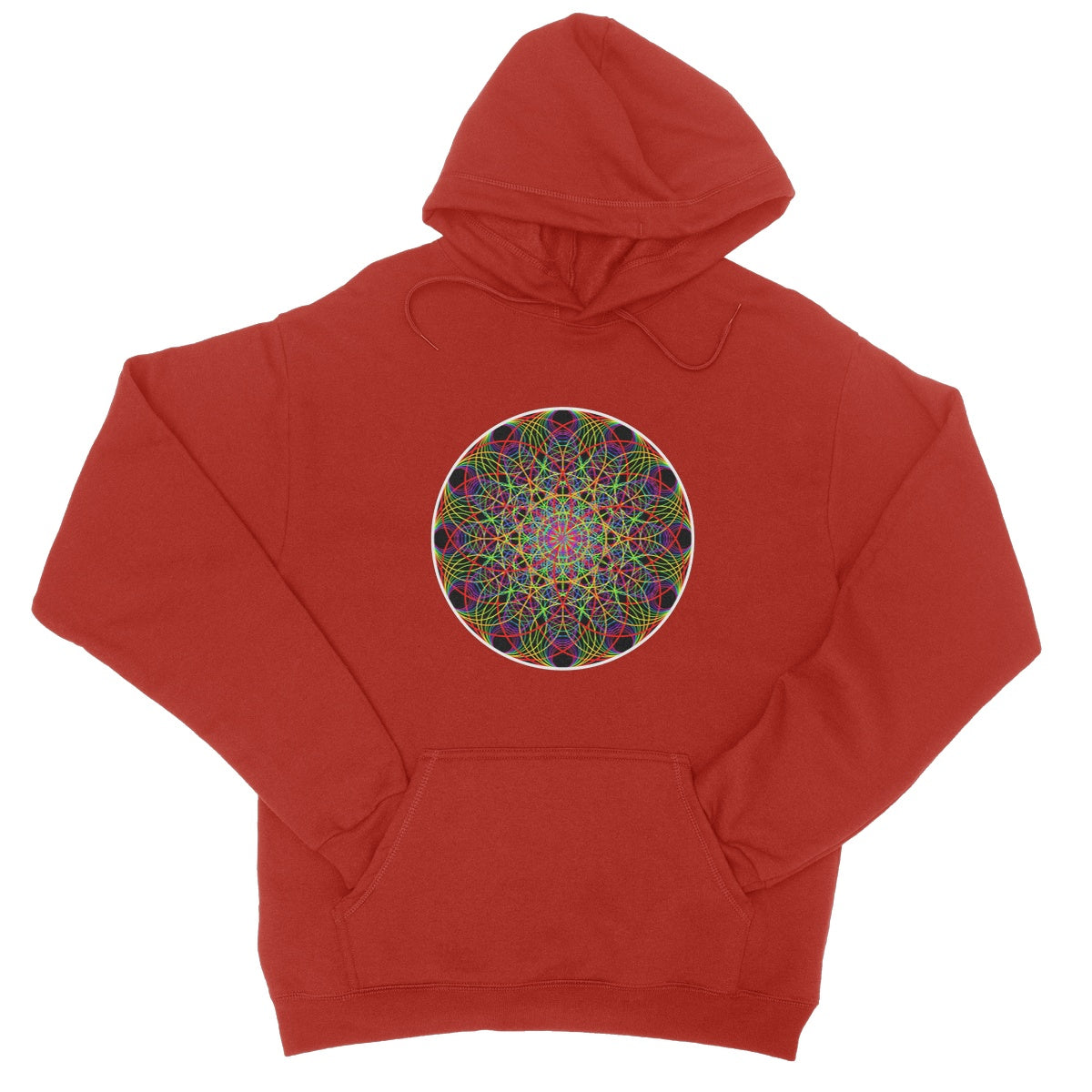 Rainbow Ripple College Hoodie