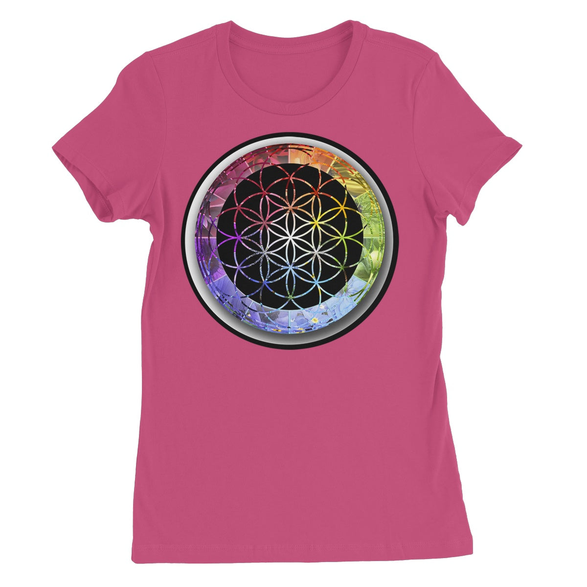 Flower of Life Rainbow Women's Favourite T-Shirt - Nature of Flowers