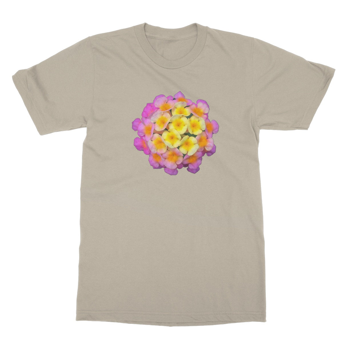Orange and Pink Flower T-Shirt