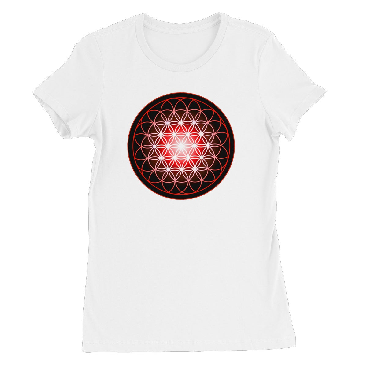 Flower of Life in Red Women's Favourite T-Shirt