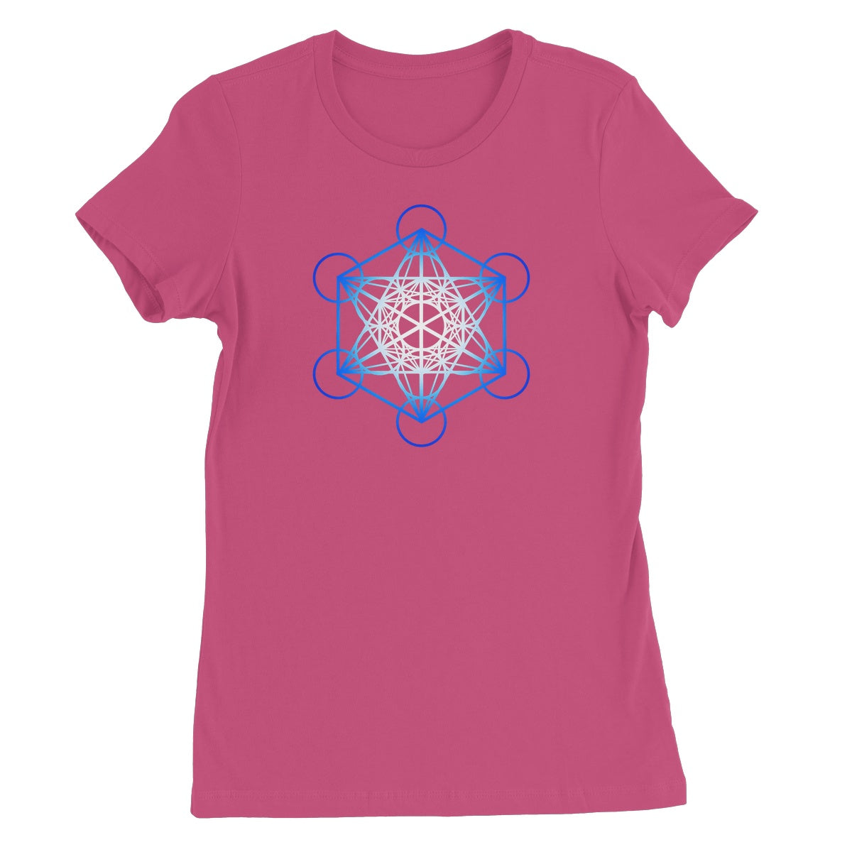 Metatron's Cube Women's Favourite T-Shirt - Nature of Flowers