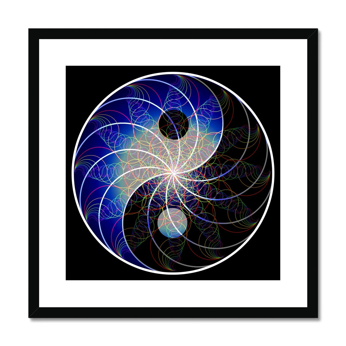 In Darkness there is Light Print Framed & Mounted Print