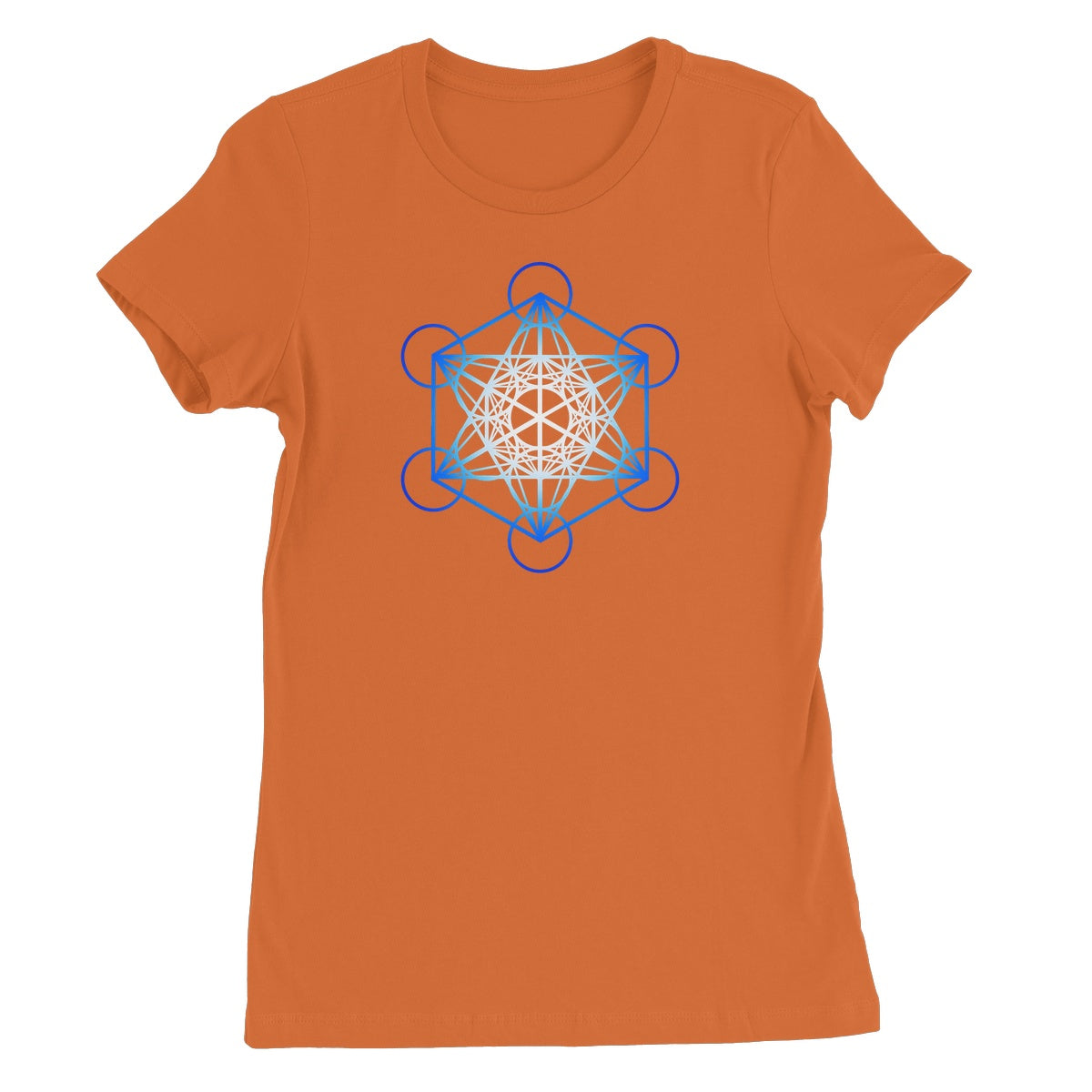 Metatron's Cube Women's Favourite T-Shirt - Nature of Flowers