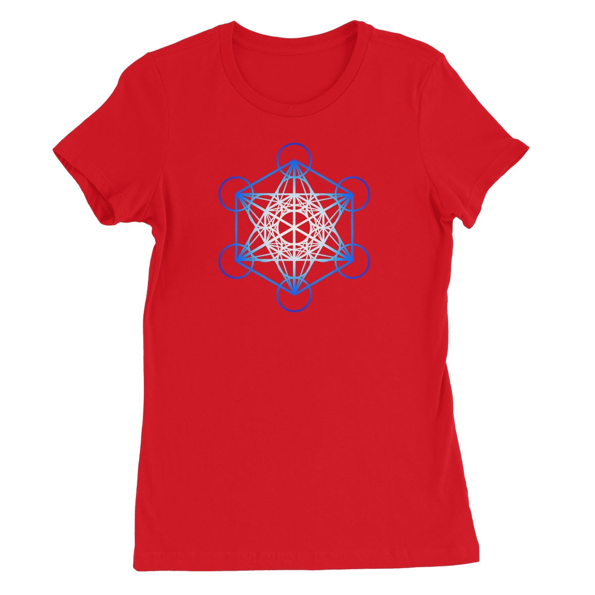 Metatron's Cube Women's Favourite T-Shirt - Nature of Flowers