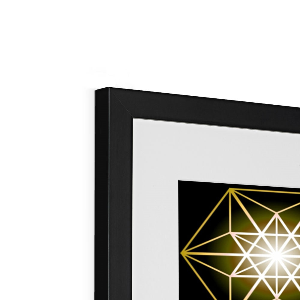 The Geometry of a Flower 1 Framed & Mounted Print