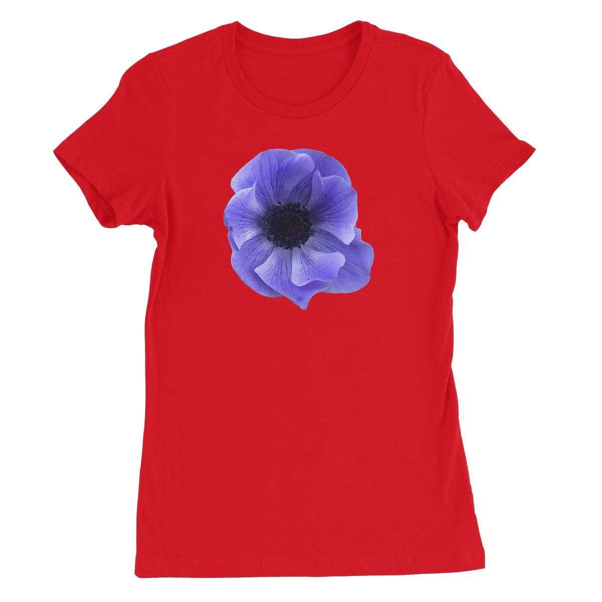 Mistral Blue Anemone Flower Women's Favourite T-Shirt