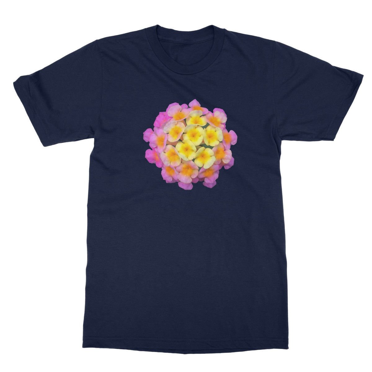 Orange and Pink Flower T-Shirt