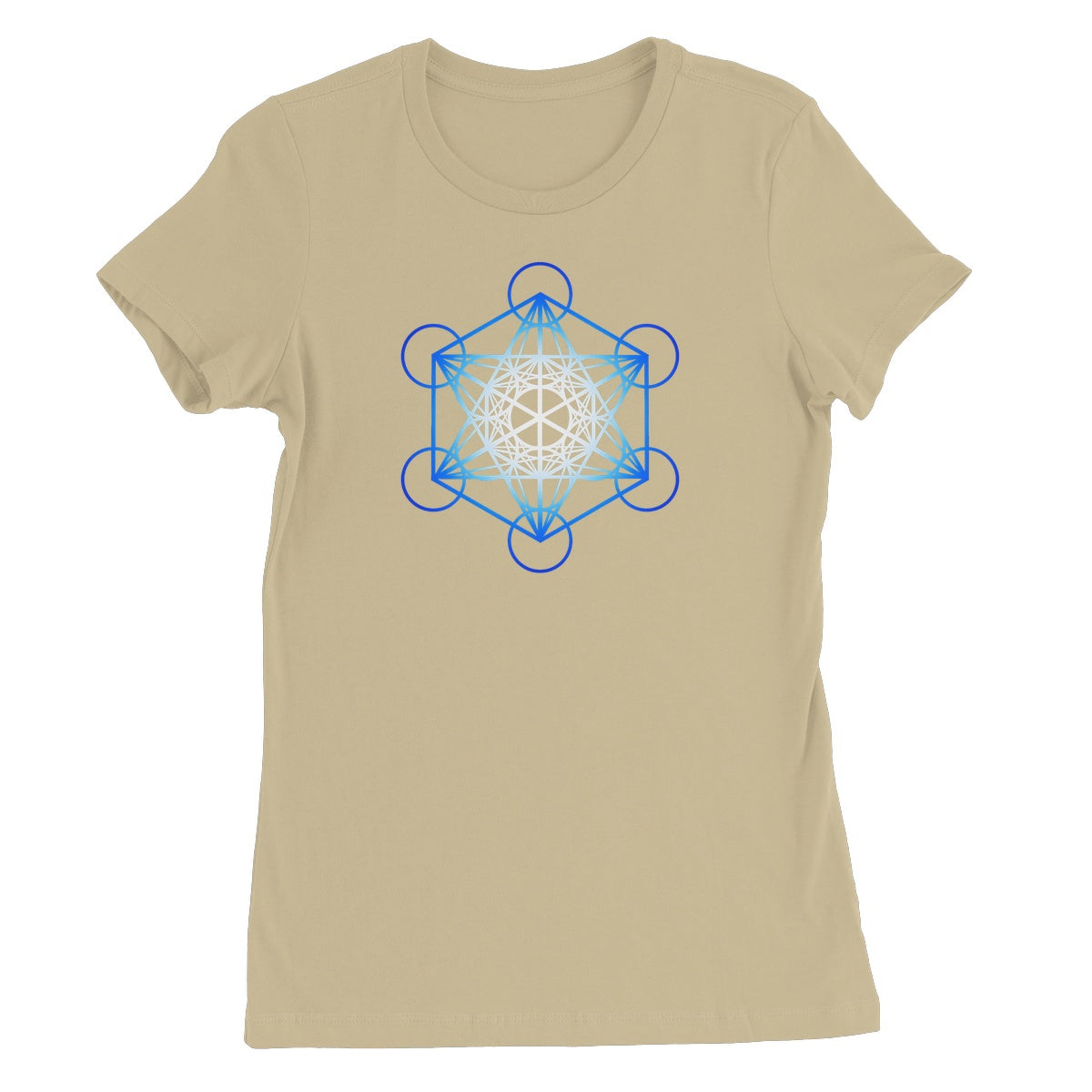 Metatron's Cube Women's Favourite T-Shirt - Nature of Flowers