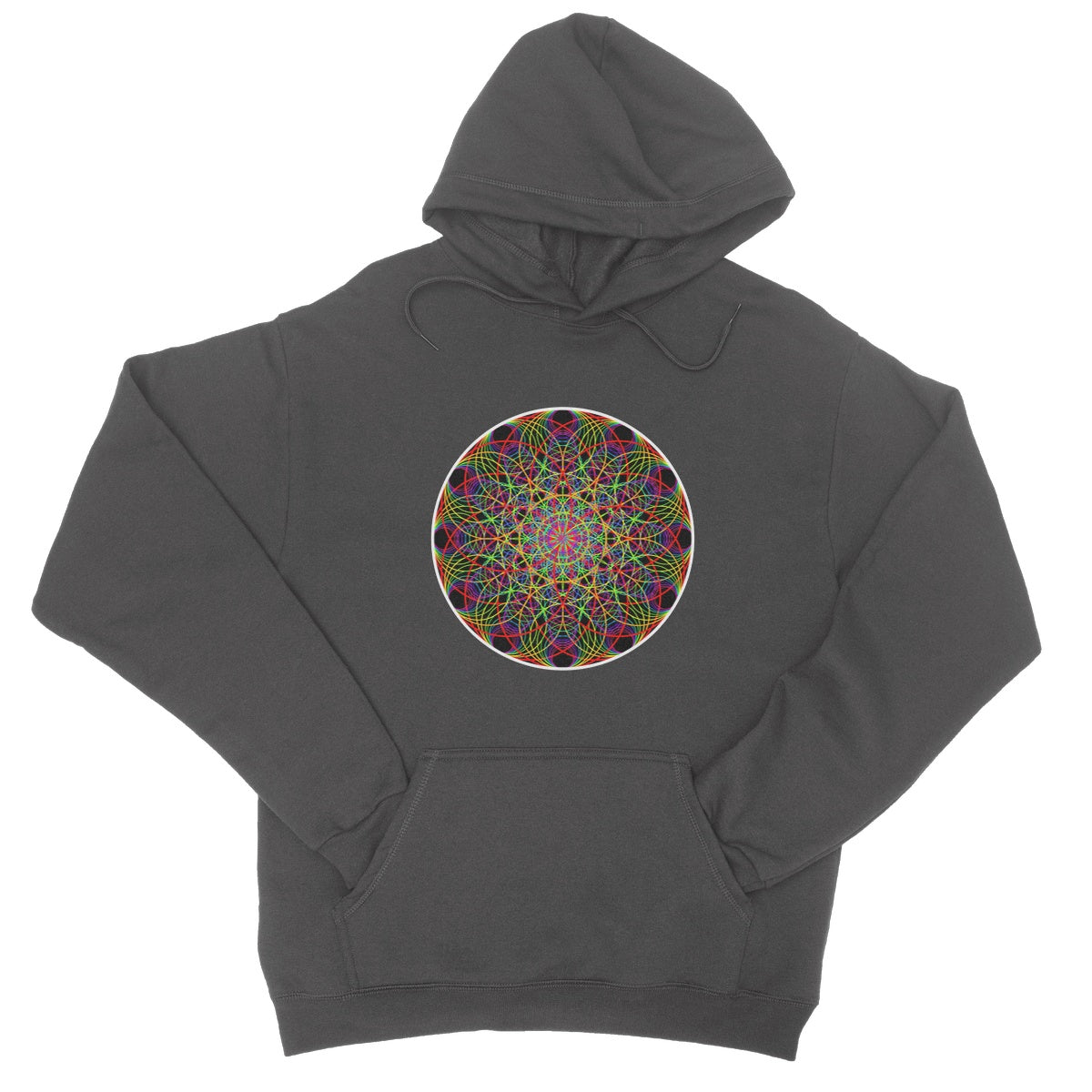 Rainbow Ripple College Hoodie