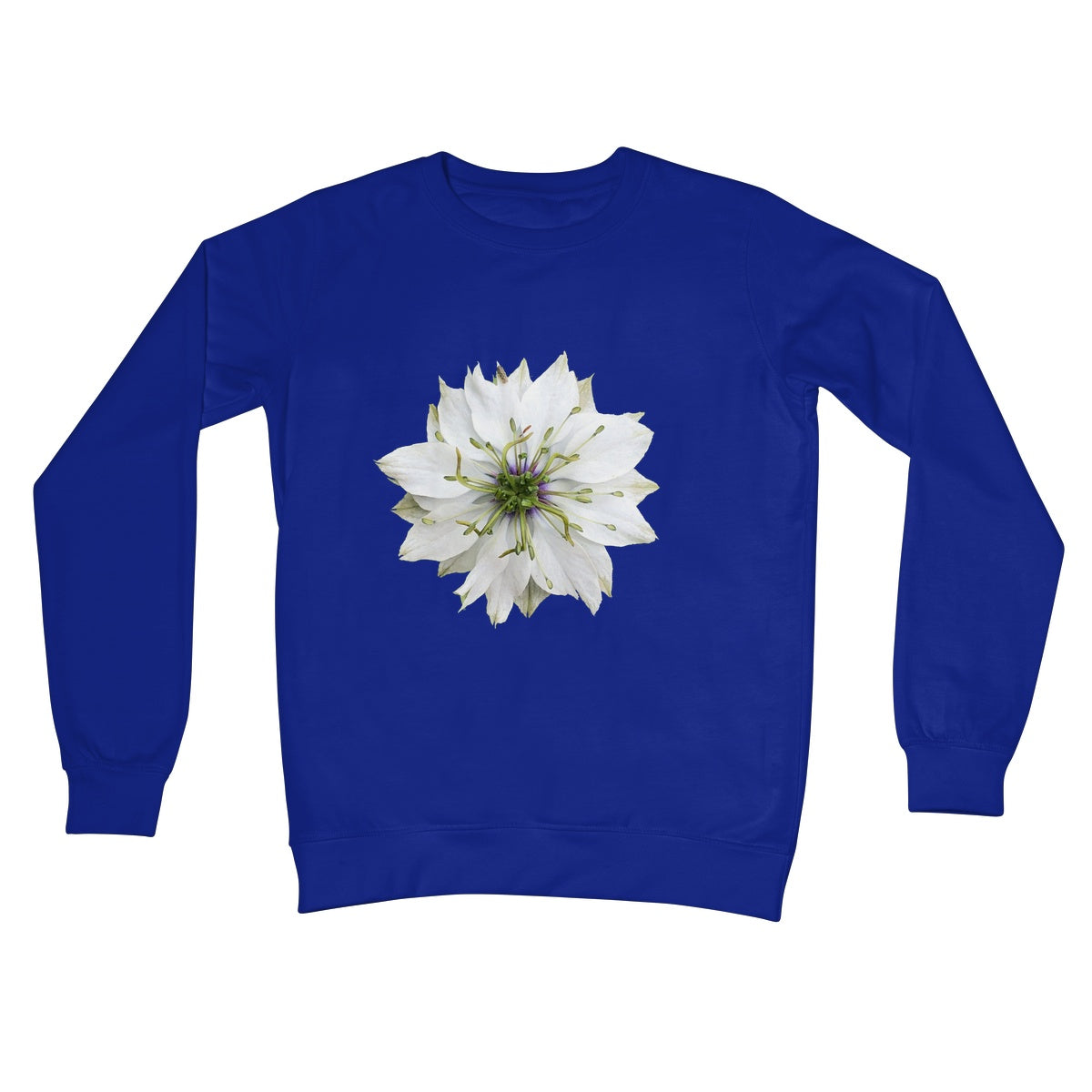 Love in the Mist Crew Neck Sweatshirt - Nature of Flowers
