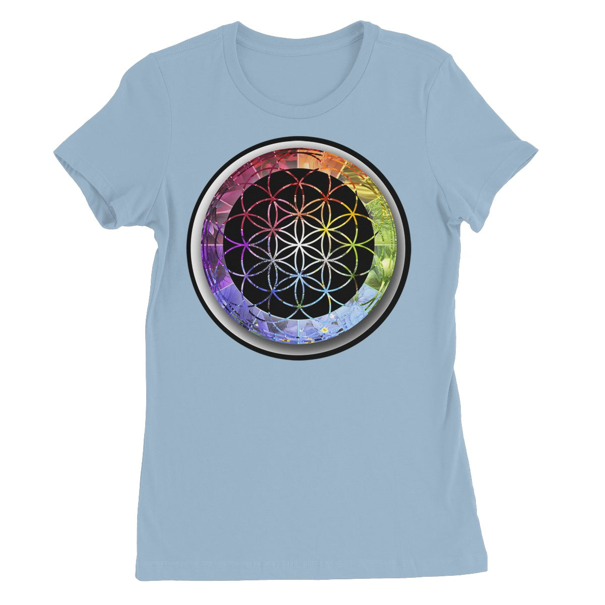 Flower of Life Rainbow Women's Favourite T-Shirt - Nature of Flowers