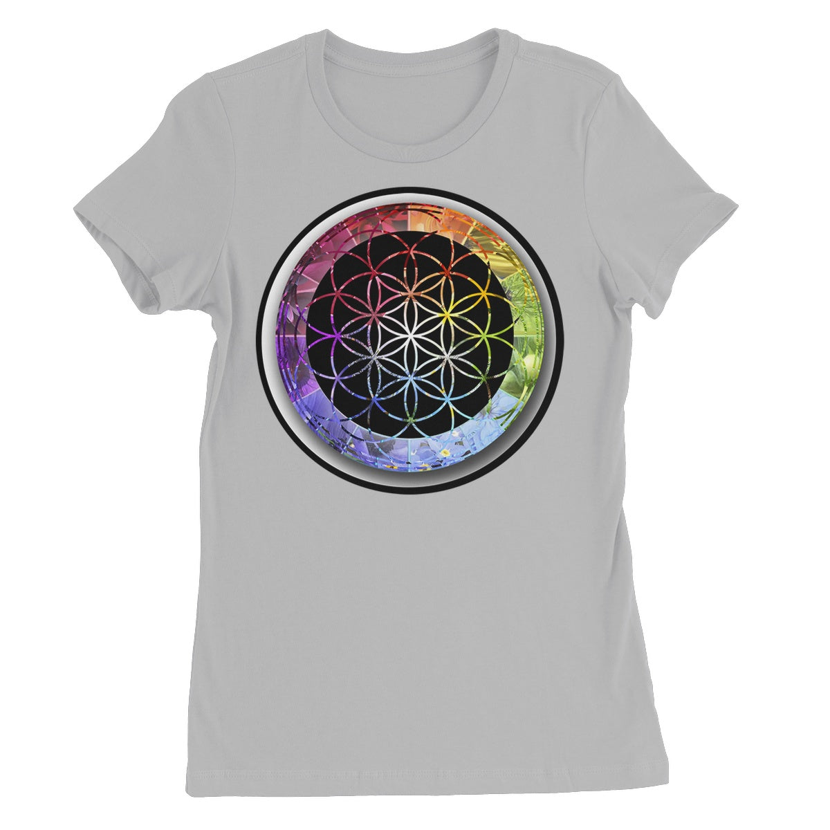 Flower of Life Rainbow Women's Favourite T-Shirt - Nature of Flowers