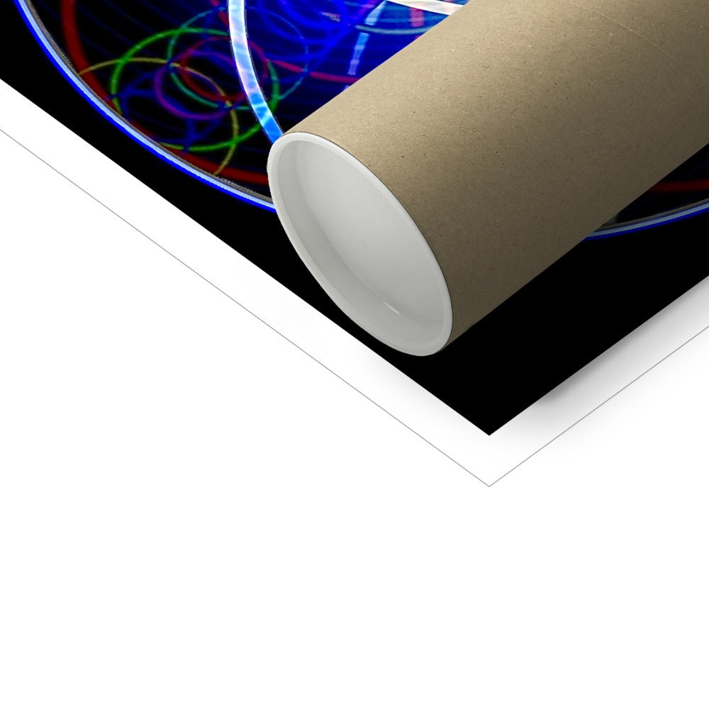 The Triquetra Rainbow Wave C-Type Print