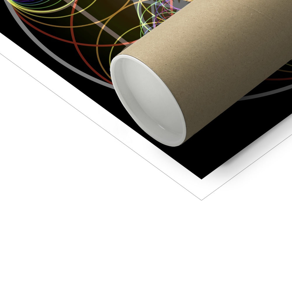 Metatron's Cube Waves print C-Type Print