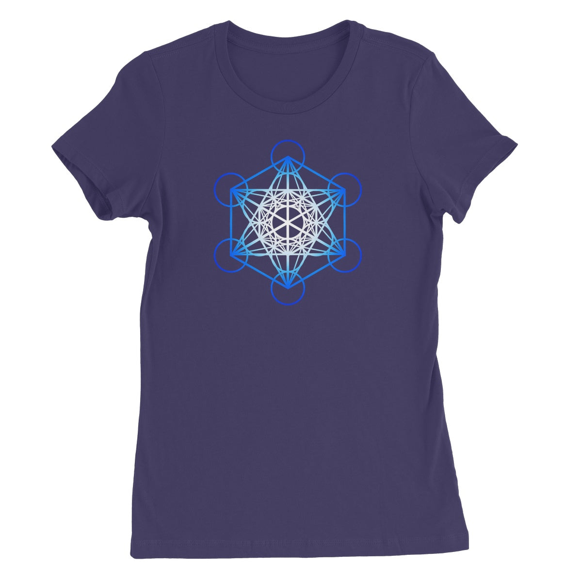 Metatron's Cube Women's Favourite T-Shirt - Nature of Flowers