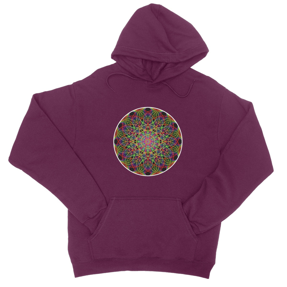 Rainbow Ripple College Hoodie