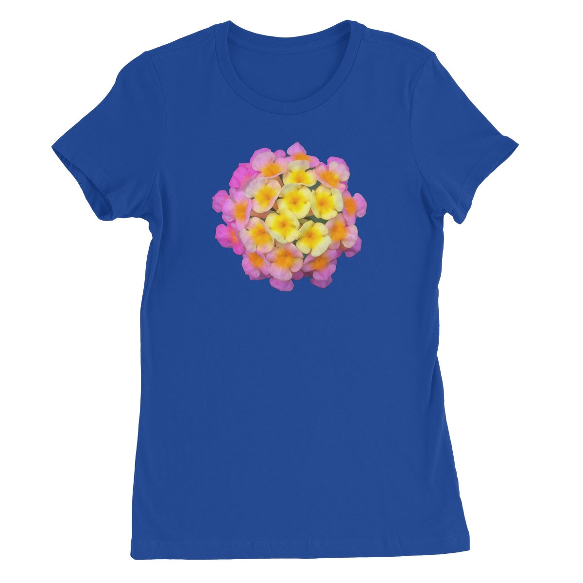 Pink Orange Flower Women's Favourite T-Shirt