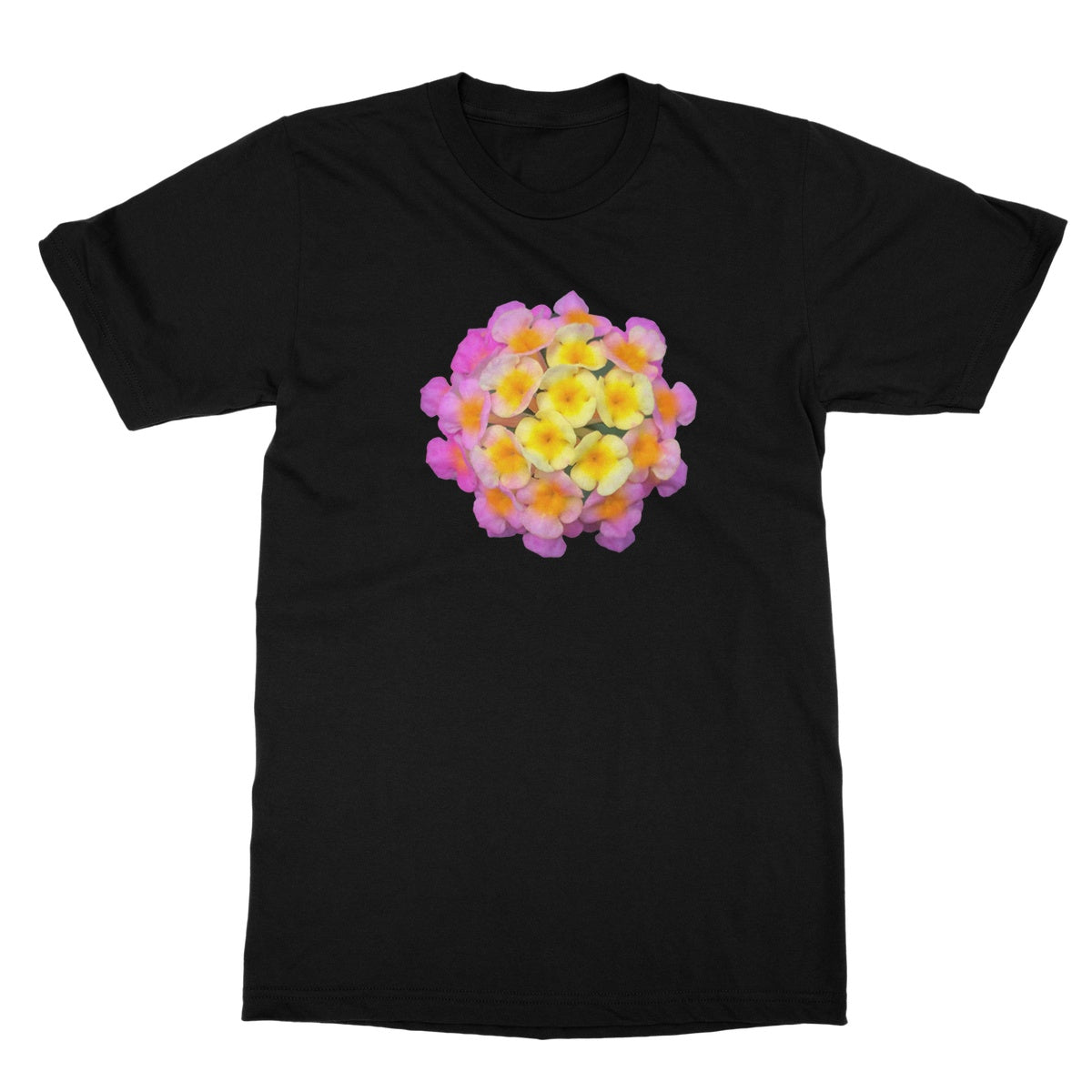Orange and Pink Flower T-Shirt
