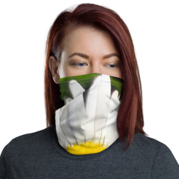 Daisy Flower Neck Gaiter - Nature of Flowers
