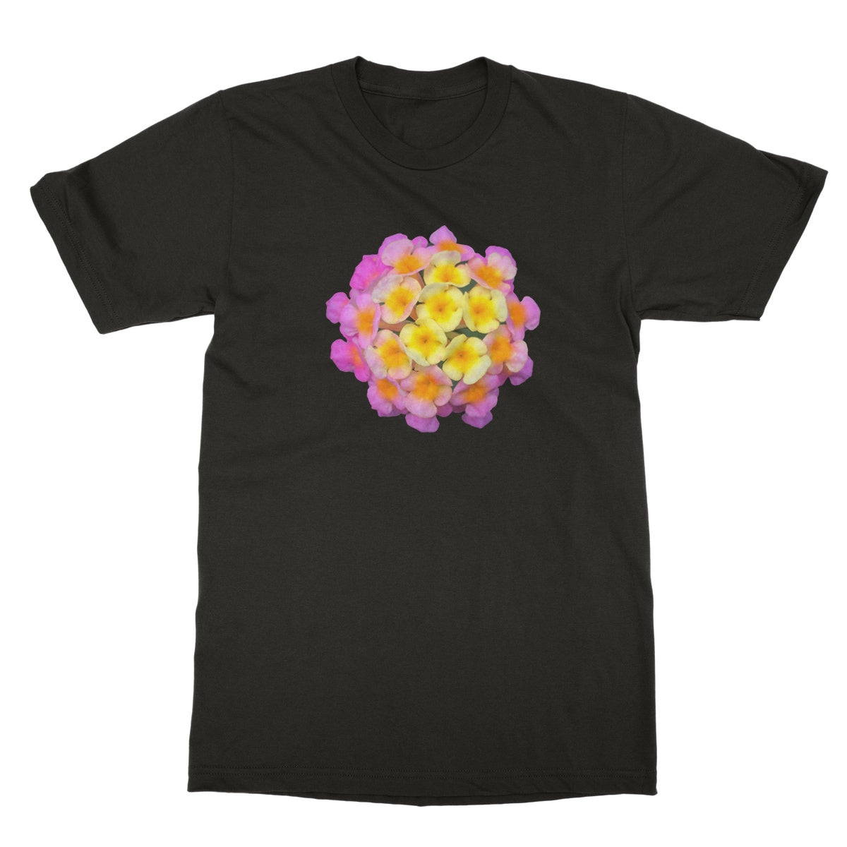 Orange and Pink Flower T-Shirt