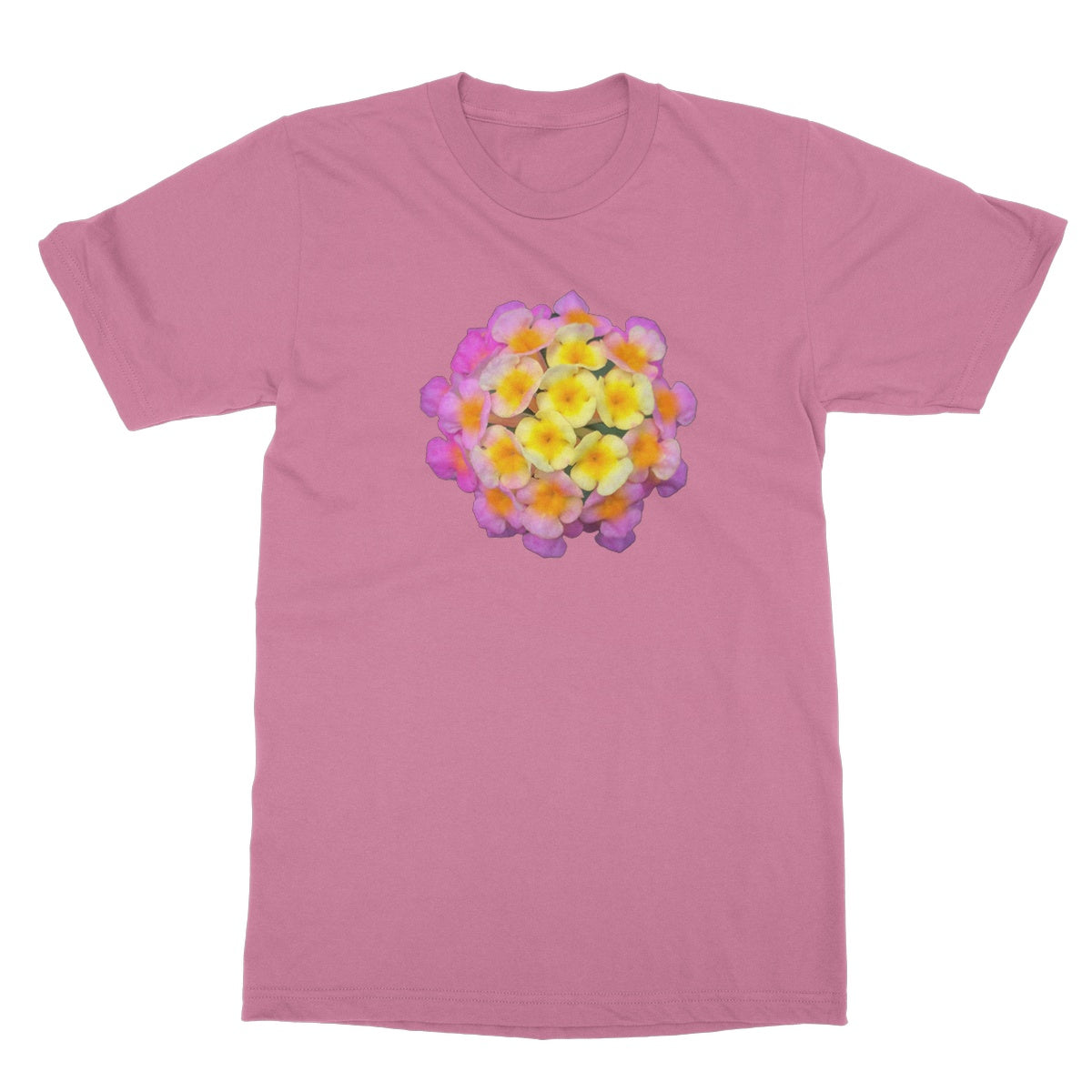Orange and Pink Flower T-Shirt