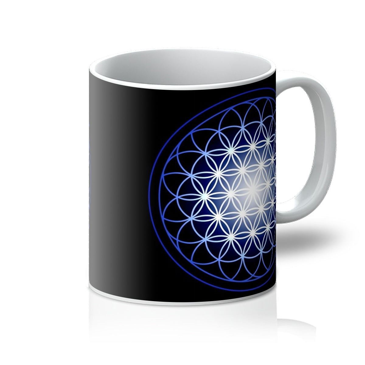 Flower of Life in Blue Mug Mug - Nature of Flowers