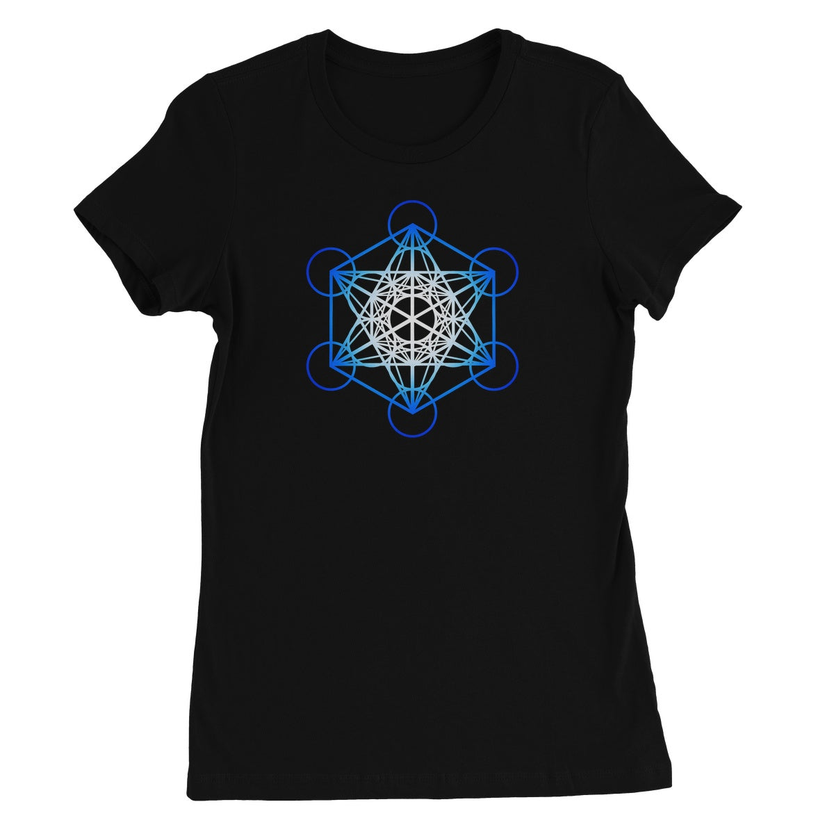 Metatron's Cube Women's Favourite T-Shirt - Nature of Flowers