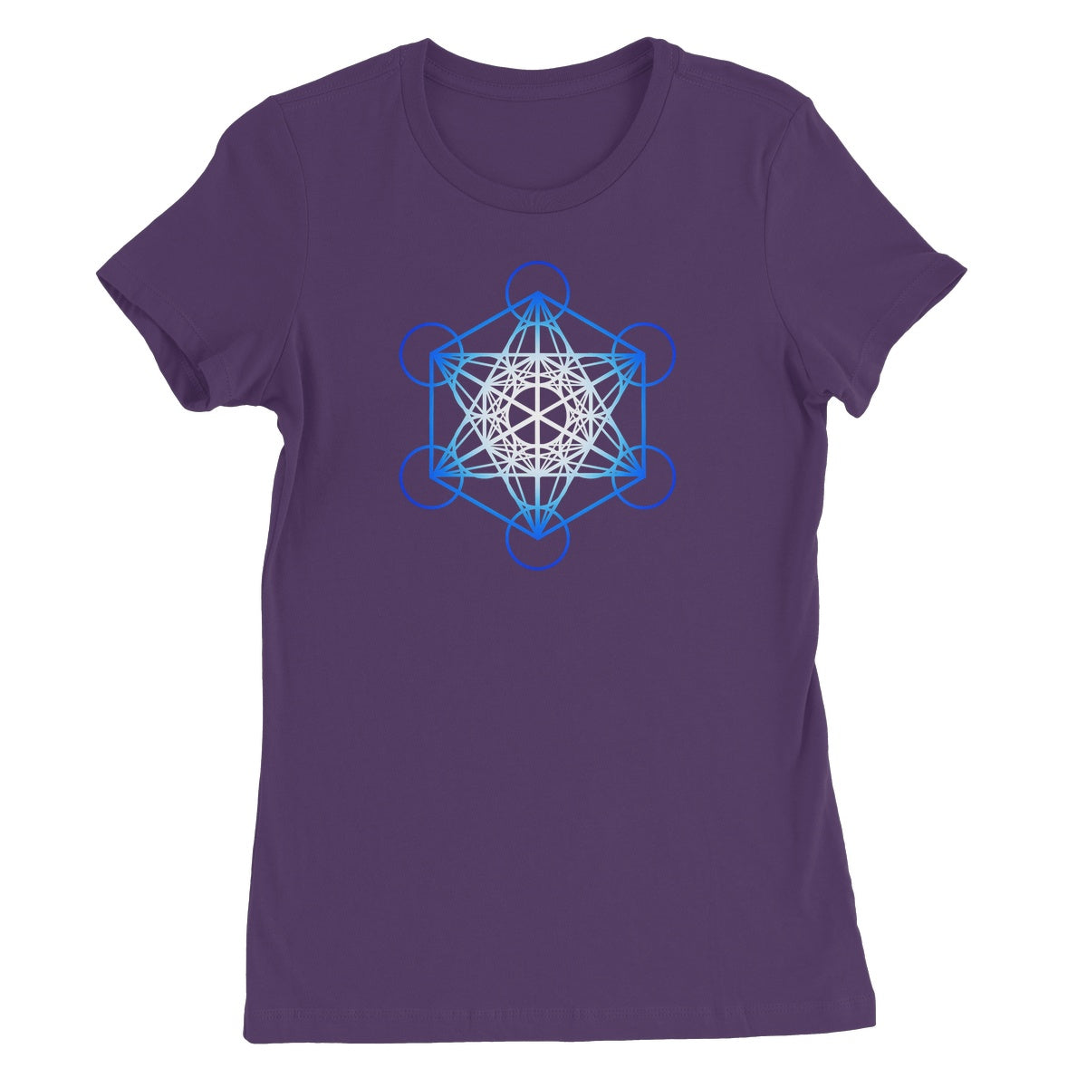 Metatron's Cube Women's Favourite T-Shirt - Nature of Flowers