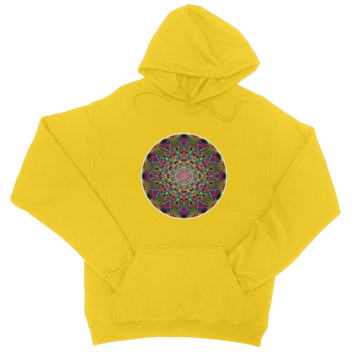 Rainbow Ripple College Hoodie