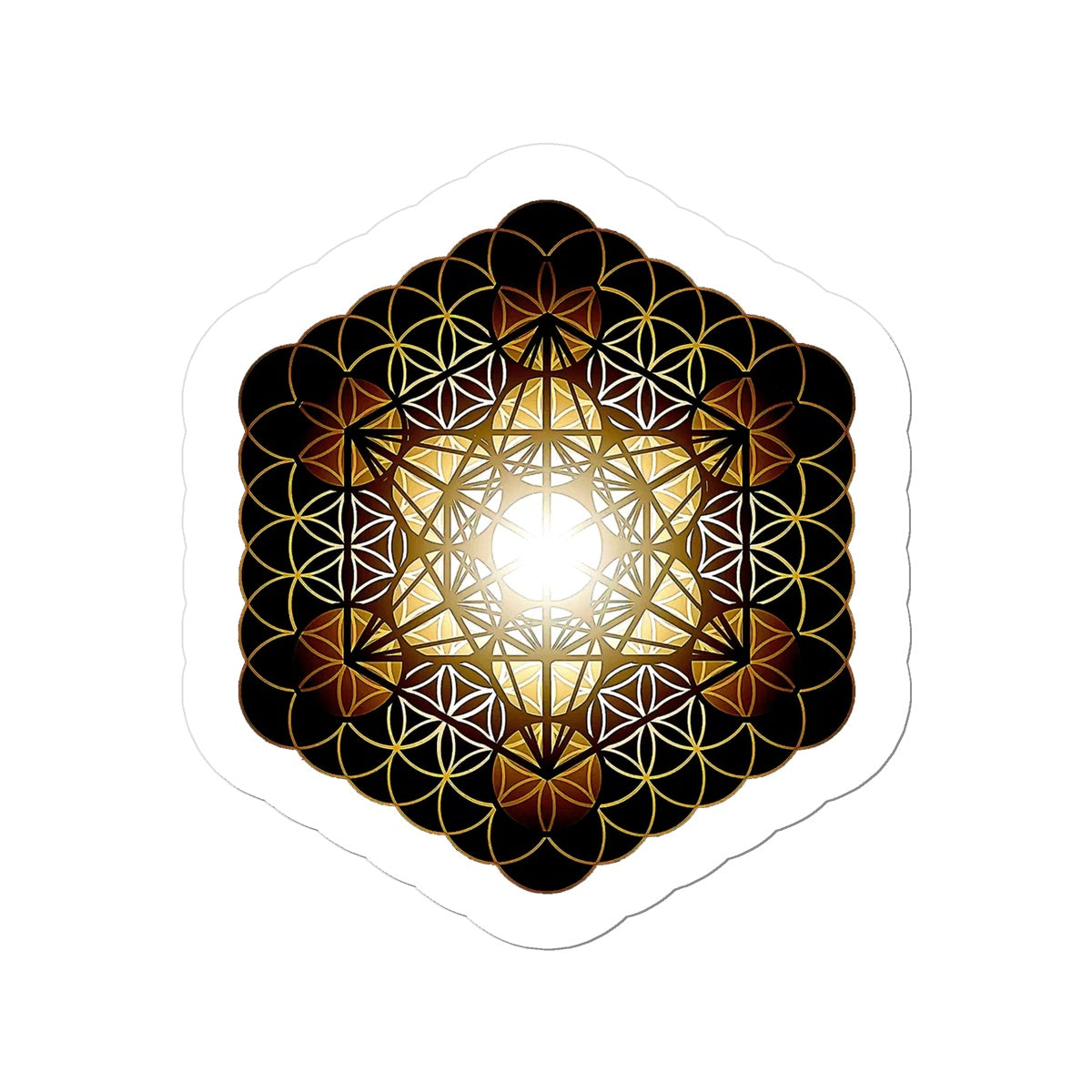 Fruit of Life Glow Sticker