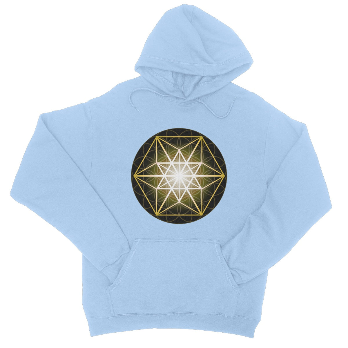 Vector Equilibrium in Gold College Hoodie
