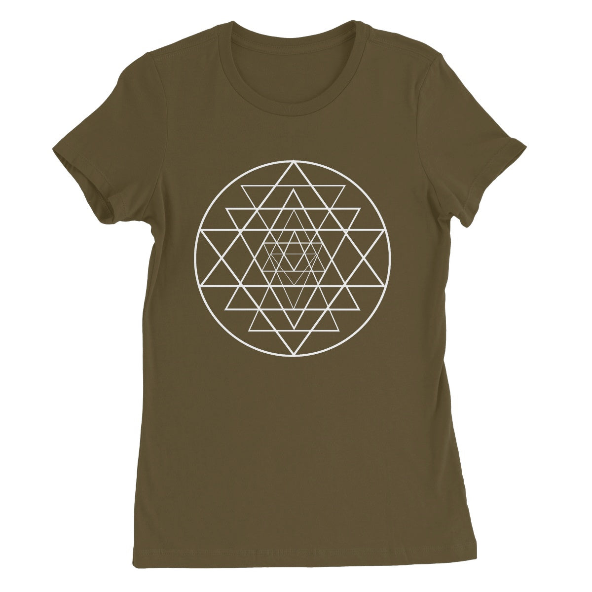 Shri Yantra Creation Women's Favourite T-Shirt - Nature of Flowers