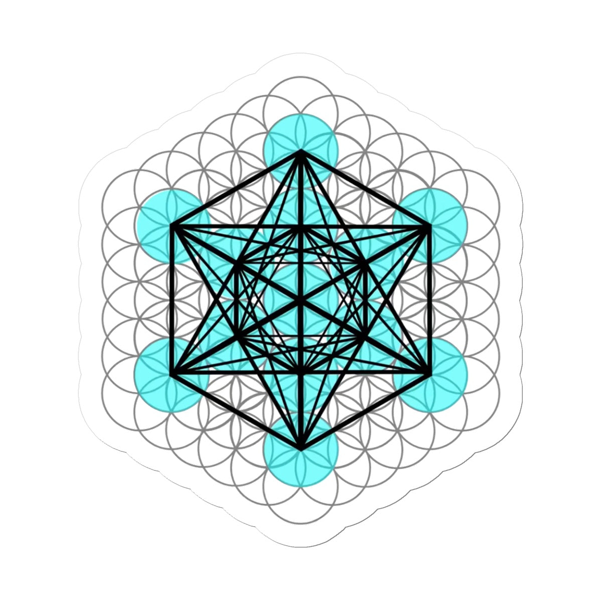 Fruit of Life, Metatron’s Cube Sticker